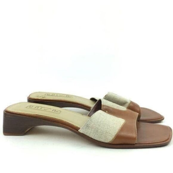New Unisa Heels Size 8 AA Leather Vintage 80s 90s - Picture 1 of 8